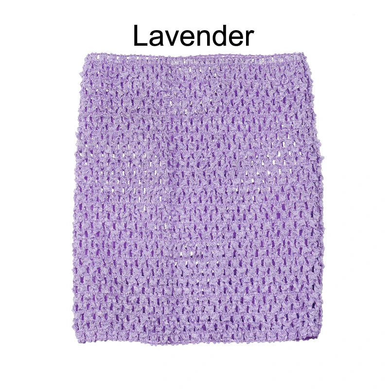 serviette crochet fait main motif rayures horizontales artisanale décoration maison enfant