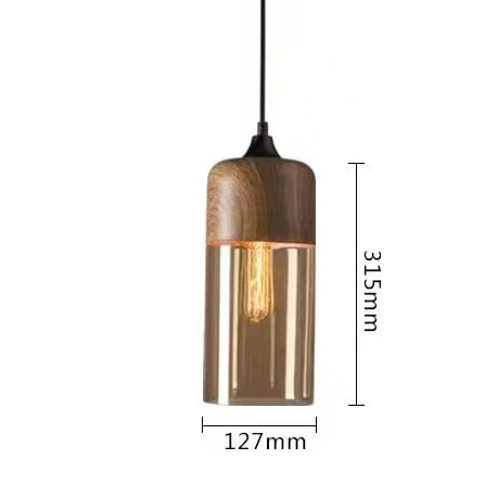 Suspension lumineuse moderne verre translucide câble noir salon chambre