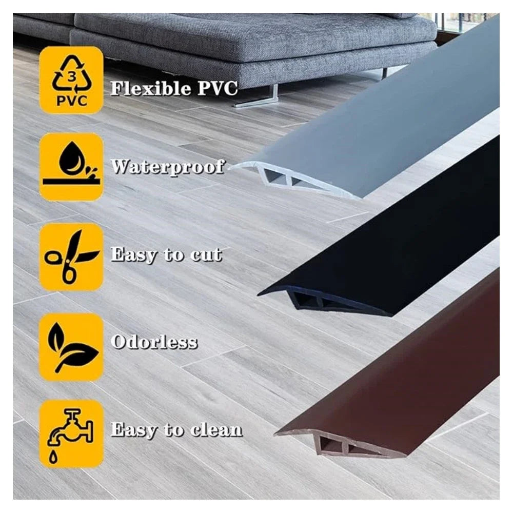 joint transition sol moderne gris marron beige noir adhésif plat lisse finition bord decoration