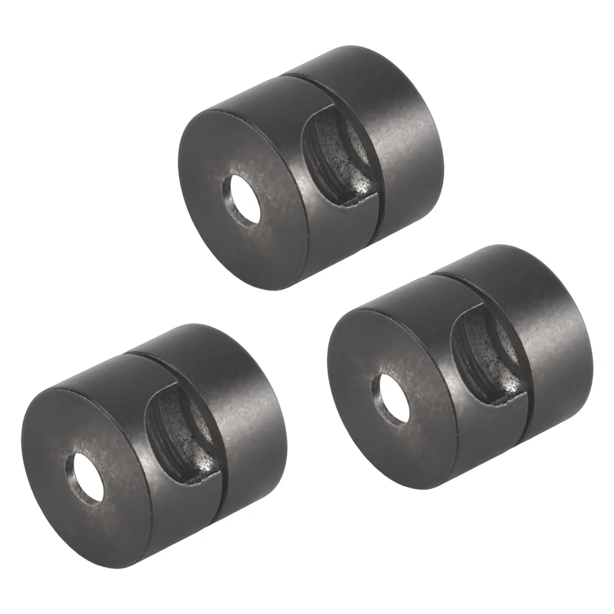 boucles fixation câbles noires vis modernes outil bricolage noir mat opaques