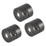boucles fixation câbles noires vis modernes outil bricolage noir mat opaques