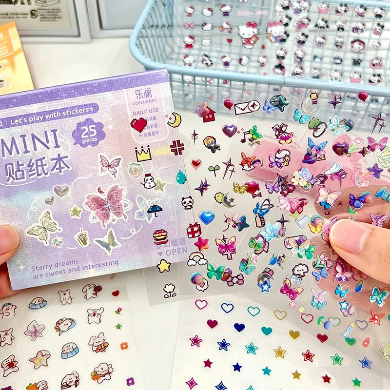 sticker kawaii mignon dessins animés fruits bonbons adhésifs scrapbooking agenda manucure nail art multicolore