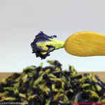 fleurs séchées bleu vert naturel boule thé décoration intérieur mariage anniversaire DIY
