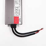 transformateur électrique led 12v 24v ip67 gris rayures clips câbles
