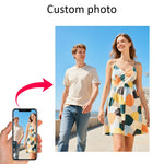 toile d'art personnalisable moderne photo groupe poses cadre bois DIY
