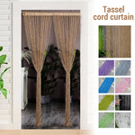 rideau chaîne or moderne 100x200cm tissu opaque porte chambre salon