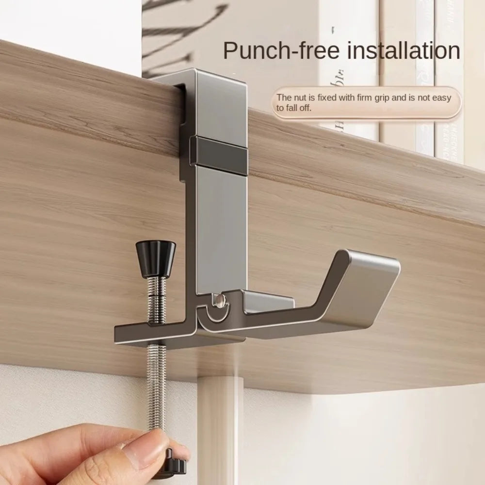 pince table moderne multifonctionnelle alliage aluminium couleur gris beige fixations poignée serrage plaque fixation