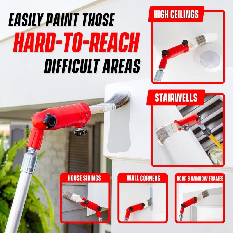 outil peinture pinceau extension multi angles support réglable bricolage peinture fixations vis outils