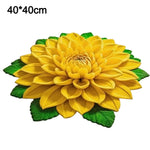 tapis fleurs roses daim antidérapant moderne bleu violet jaune chambre
