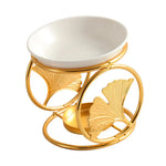 diffuseur huiles essentielles céramique moderne bol blanc poignée bougie parfumée salon minimaliste