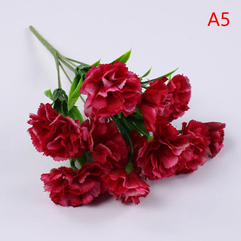 décoration extérieure moderne bouquet fleurs artificielles jaune rose rouge violet blanc simple minimaliste