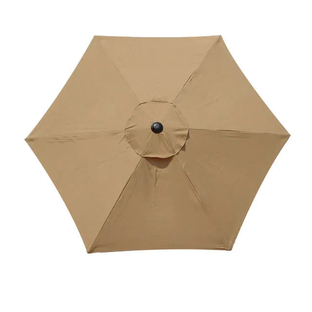 nouveau parasol patio tissu crème rouge noir vert moderne 200cm 270cm 300cm ribs tringle