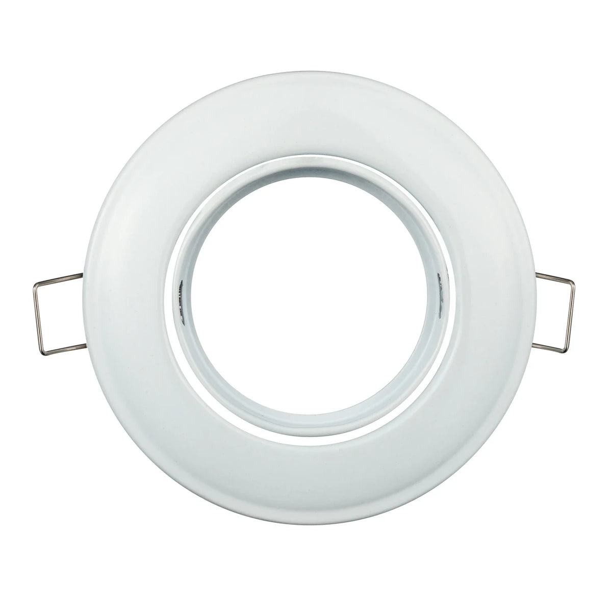 projecteur led spot noir blanc moderne clips métalliques facile entrée lumière ronde adjustableintérieur