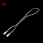 câble électrique blanc moderne 24v t4 t5 t8 led 100cm 50cm 20cm connecteurs eyelets