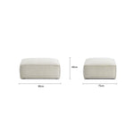 canapé d'angle moderne beige clair uni confortable salon minimaliste inclusion coussins tapis