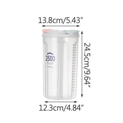 boîtes rangement alimentaire transparentes modernes grilles poignées couvercle mesure