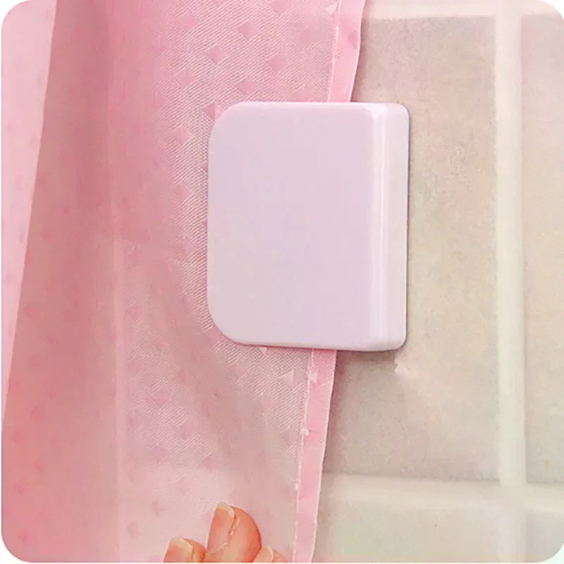 rideau douche clips anti éclaboussures pièces moderne transparent losange roseclair blanc moderne minimaliste sallebain