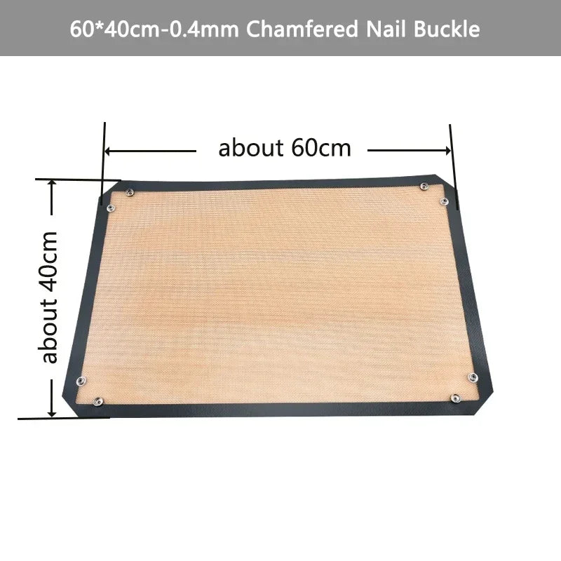tapis cuisson silicone matelas beig noir texture tissée boucles haute température antiadhésif moderne