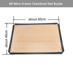 tapis cuisson silicone matelas beig noir texture tissée boucles haute température antiadhésif moderne