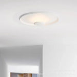 plafonnier led moderne minimaliste blanc gris rose rond lisse opaquet tactile