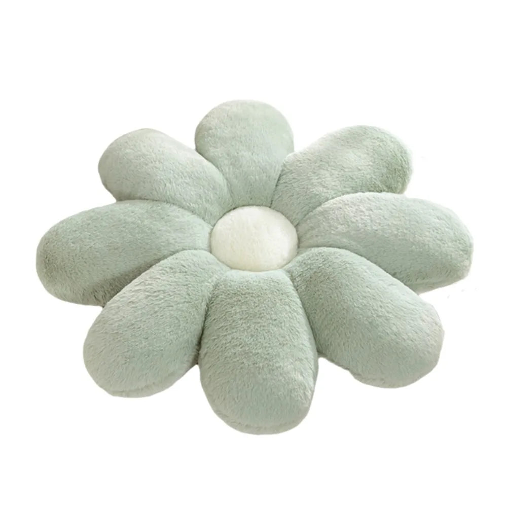 coussin fleuri doux rose pâle blanc jaune vert bleu moderne maison