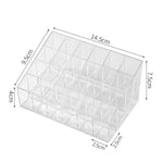 présentoir maquillage boîtes transparentes moderne 36 compartiments acrylique rechargeable