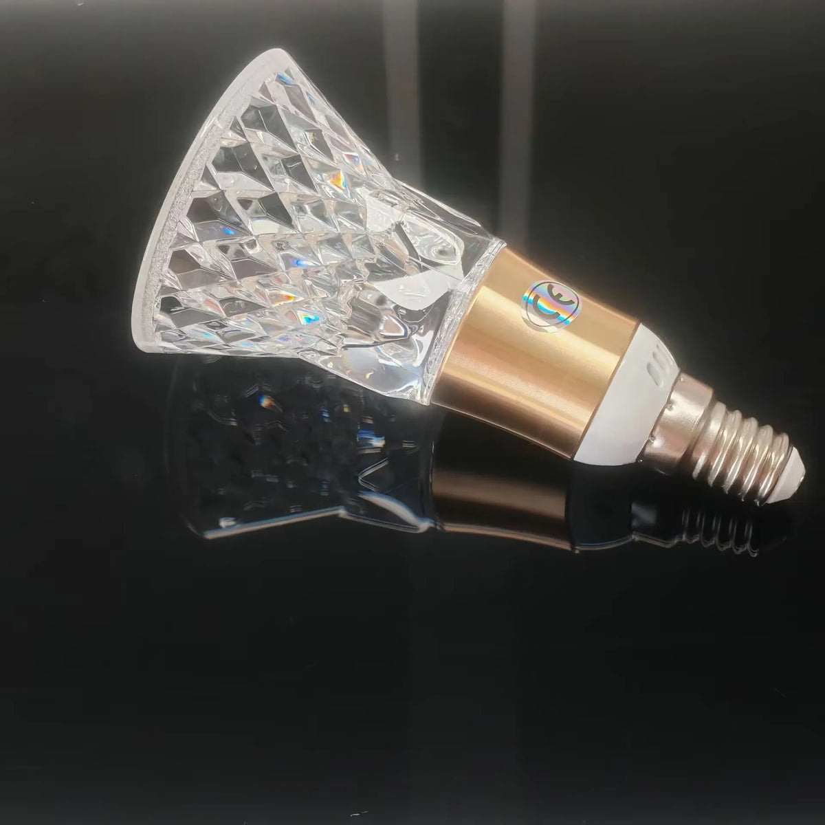 ampoule led e27 transparente dorée texture diamantée moderne 50000 heures 2700k 6500k 500 999