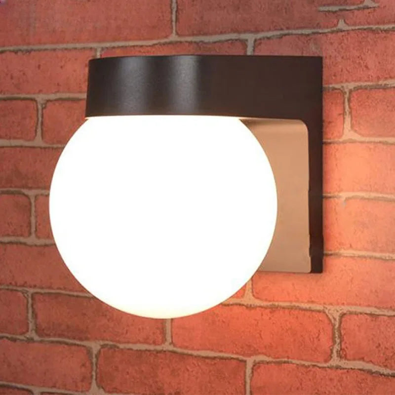 applique murale moderne led e27 noir extérieure résistante temps 110v 240v