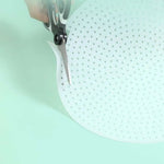 grille cuisson perforée adhésive blanc pratique 25cm 28cm 30cm 32cm 34cm 36cm 38cm 40cm