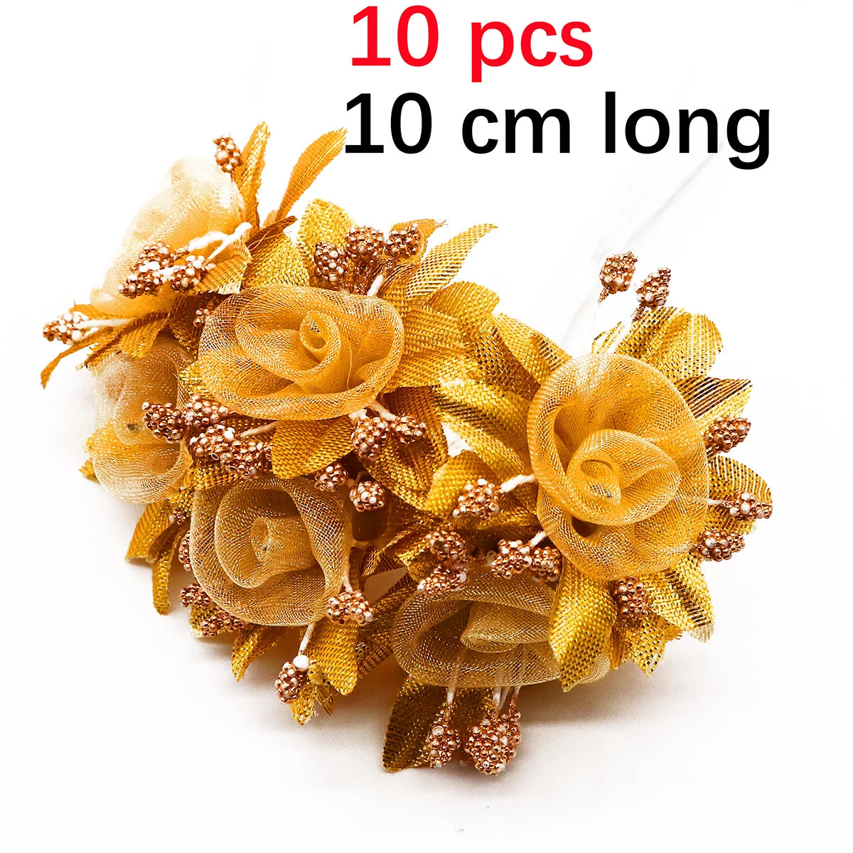 couronne fleurs artificielles mariage romantique décoration intérieure dorées tissu dentelle beige gris argenté
