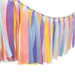 guirlande arc ciel franges polyester festif mariage anniversaire décoration événement festif