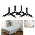attaches drap clips antidérapants fixateurs lit sangles élastiques housses canapé mainteneurs draps kit pièces