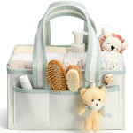 sac rangement fleuri moderne multi usages polyestère réutilisable poches beige vert clair