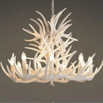 lustre suspendu rustique boisé marron clair ampoules incandescence sans ombre bras