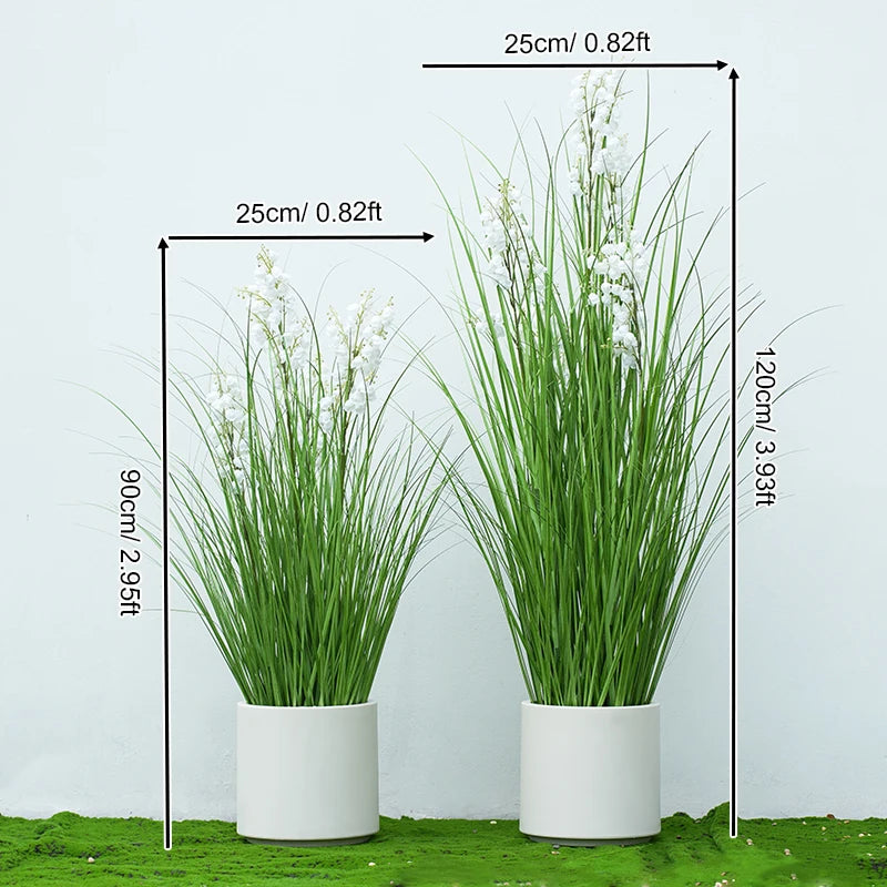 plantes vertes artificielles potées modernes décoration intérieure extérieure 120cm 90cm