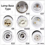 adaptateurs led e27 e40 b22 gu10 e12 e14 mr16 g9 blanc modernes opaques