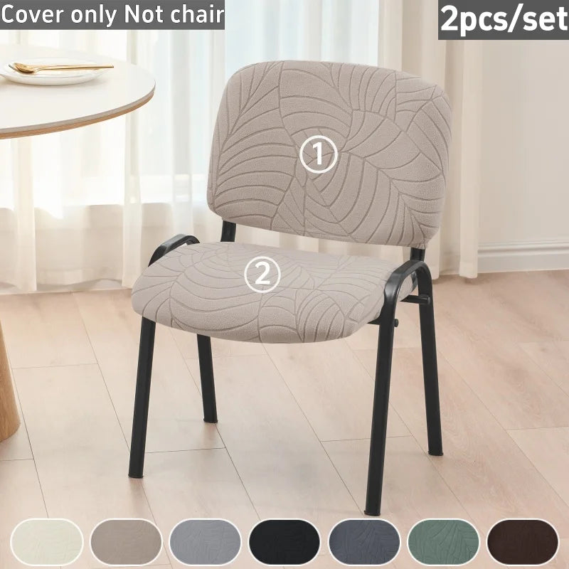 housse chaise gris rayures moderne adhésif polyester salle manger mariage banquette universelle washable