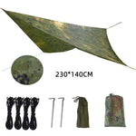 hamac vert olive pratique moustiquaire cordelettes carabiners sac rangementextérieur léger camping