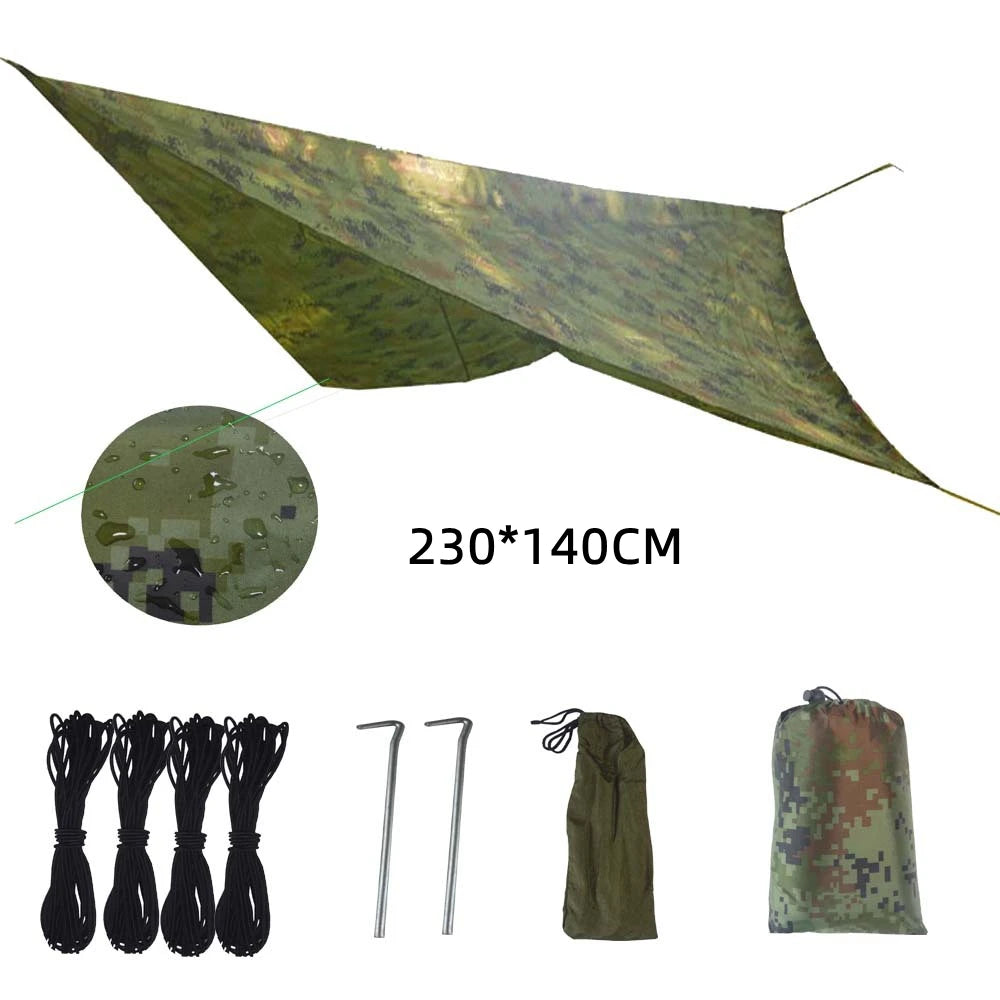 hamac vert olive pratique moustiquaire cordelettes carabiners sac rangementextérieur léger camping