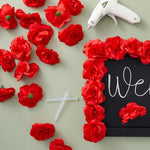 décoration mariage roses or rouge blanc noir artificielles extérieur intérieur festive