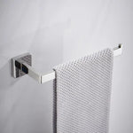 accessoires salle bain chrome moderne porte savon brosse wc porte papier porte serviettes minimaliste