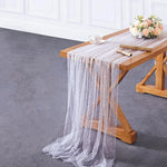 voile table blanc transparente décoration anniversaire mariage révélation sexe valentin mère