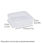 boîtes rangement transparentes poignées modernes petites pièces accessoires boîtes polyvalentes