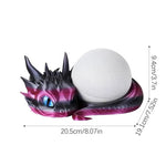 support enceinte connectée dragon stylisé impression 3d fantaisie couleur rouge bleu vert violet noire