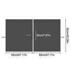Rideau de pare-brise flexible, usage multiple
