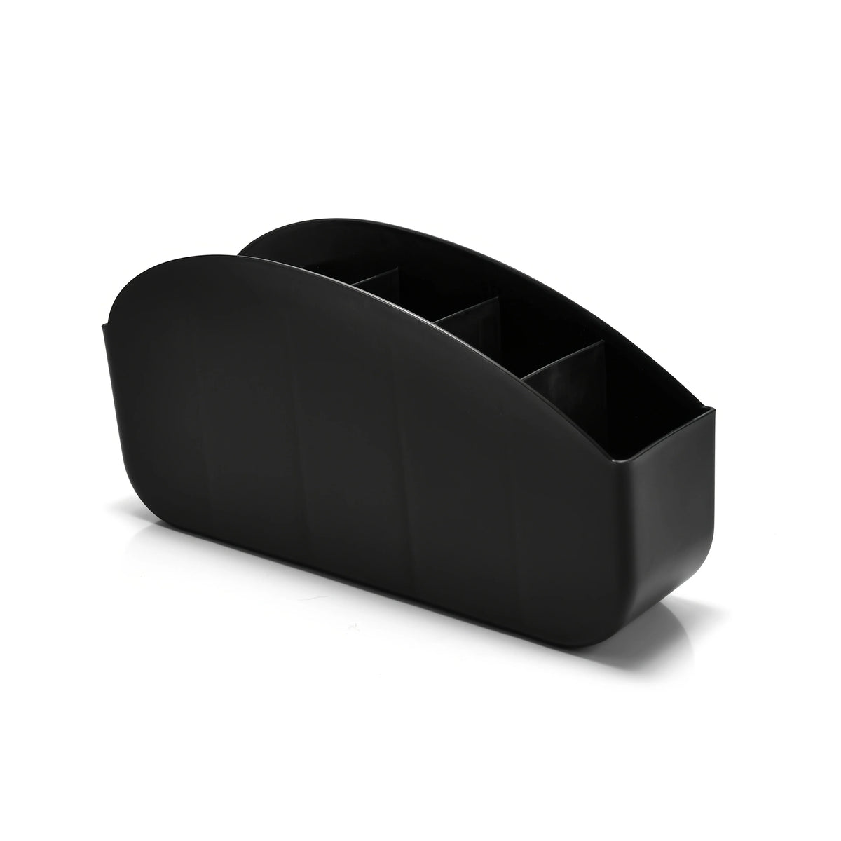 organisateur télécommandes smartphone rangement noir moderne réutilisable sans electricité matériau pp