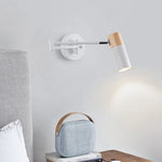 lampes murales modernes articulées noir blanc bois or gris minimaliste fixées mur abat jour