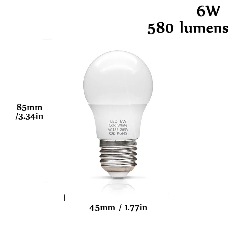ampoule led 6w 9w 12w 15w 18w e27 blanc moderne haute luminosité 2000 lumens