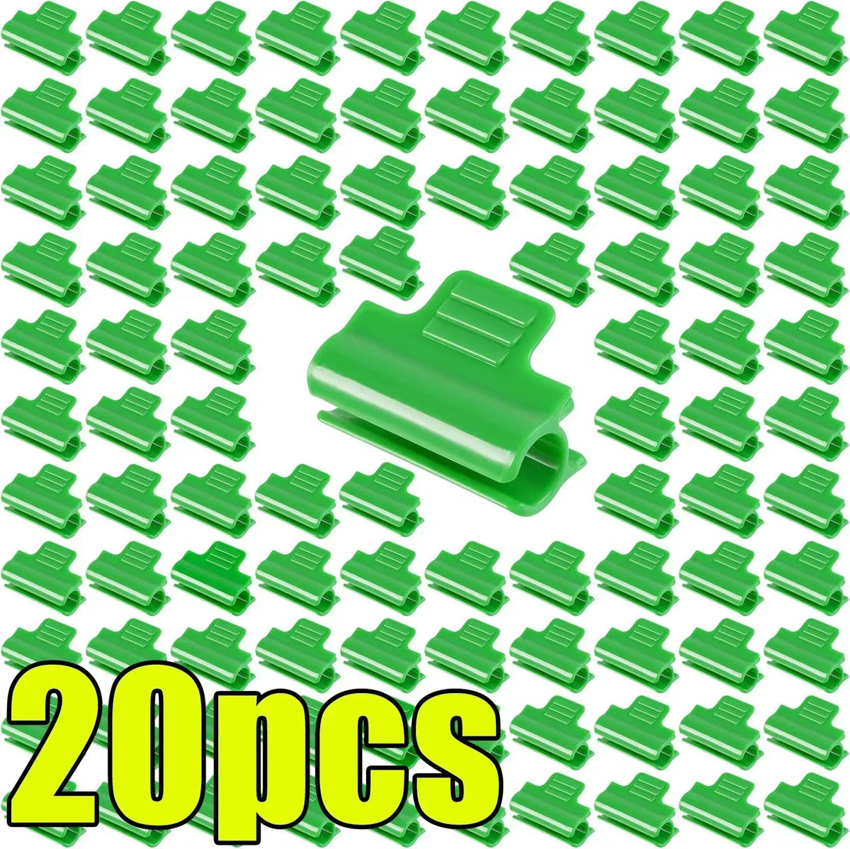 clips fixation vert robustes support plantes serre tunnel jardin clips pratiques pack