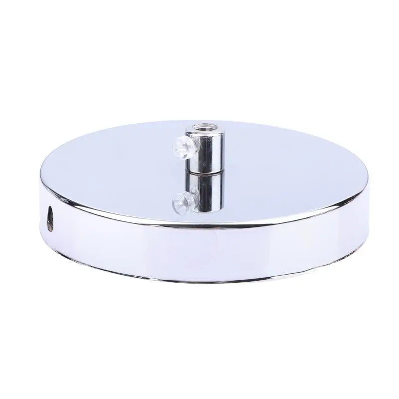 disques métalliques or cuivre argent vis suspension moderne éclairage vintage